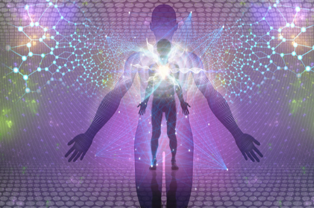 spiritual health purple image